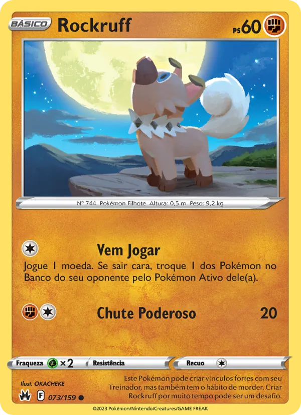 Rockruff Realeza Absoluta 073/159