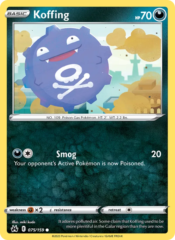 Koffing Crown Zenith 075/159