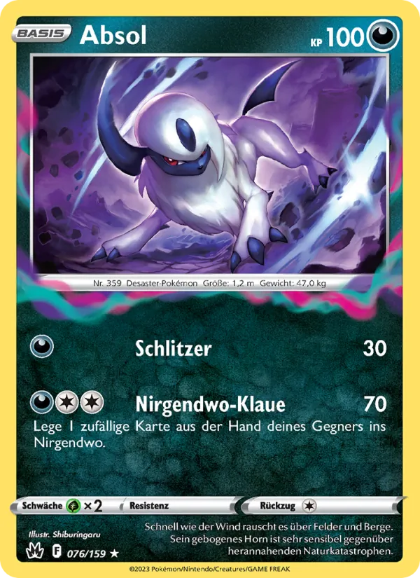 Absol Zenit der Könige 076/159