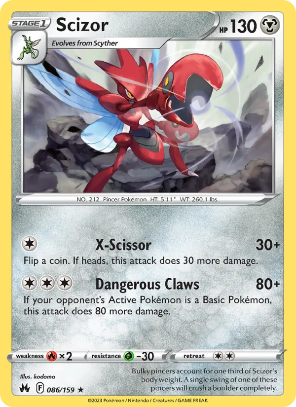 Scizor Crown Zenith 086/159