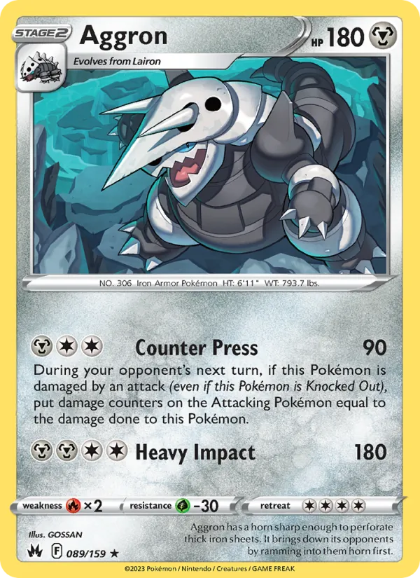 Aggron Crown Zenith 089/159