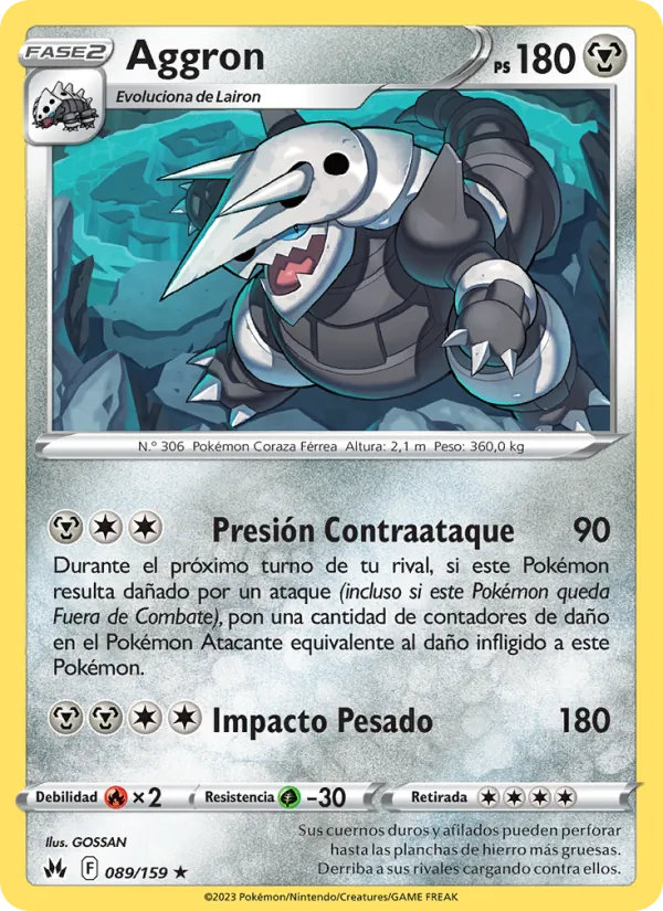 Aggron Cenit Supremo 089/159