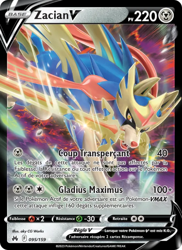 Zacian V Zénith Suprême 095/159