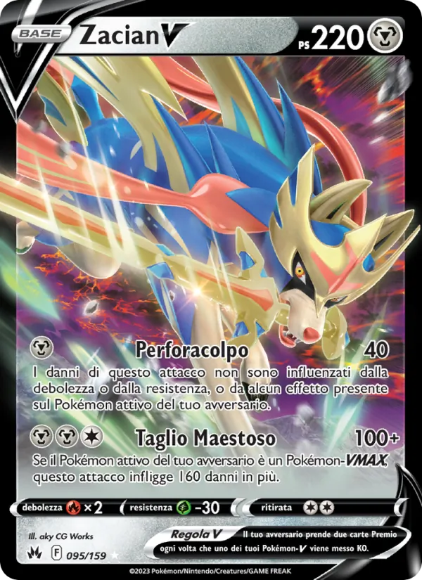 Zacian V Zenit Regale 095/159