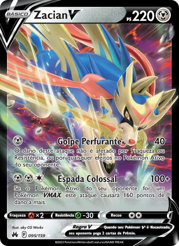 Zacian V Realeza Absoluta 095/159