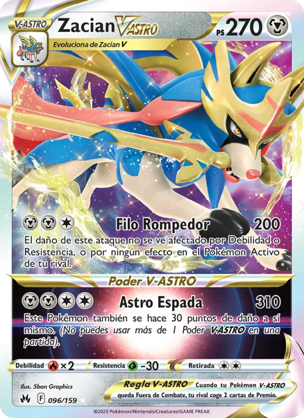 Zacian V-ASTRO Cenit Supremo 096/159