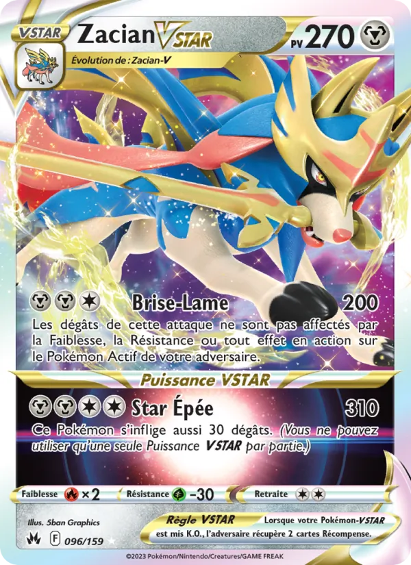 Zacian VSTAR Zénith Suprême 096/159
