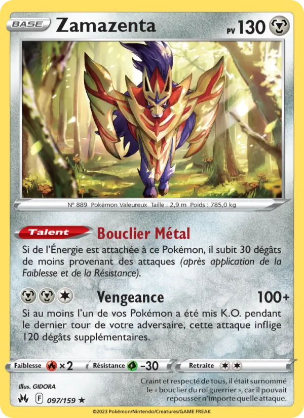 Zamazenta Zénith Suprême 097/159