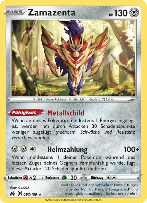 Zamazenta Zenit der Könige 097/159