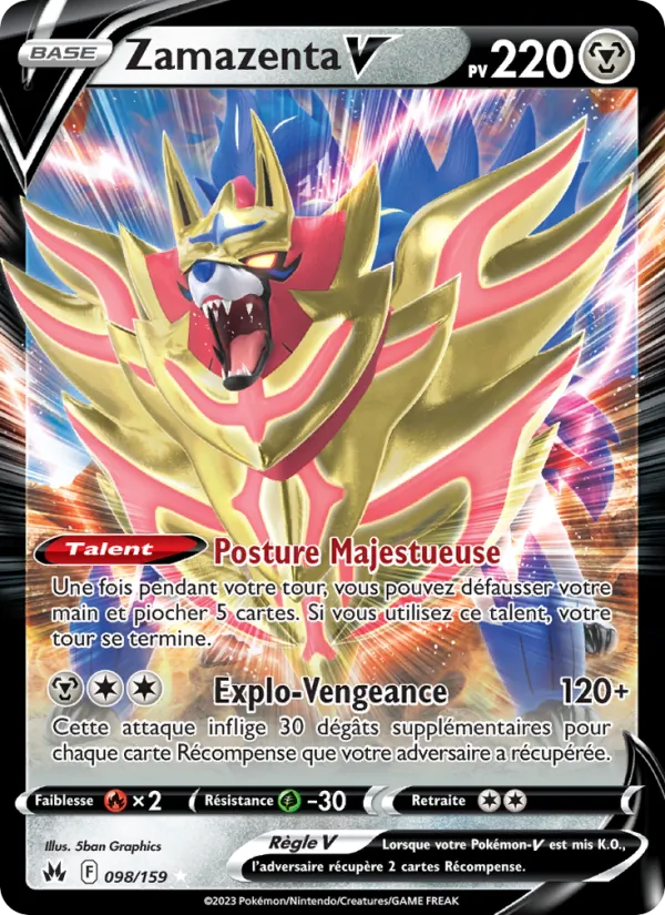Zamazenta V Zénith Suprême 098/159
