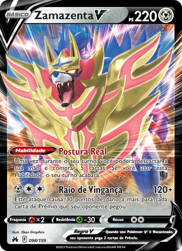 Zamazenta V Realeza Absoluta 098/159