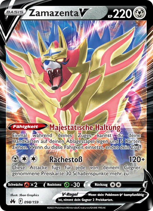 Zamazenta V Zenit der Könige 098/159
