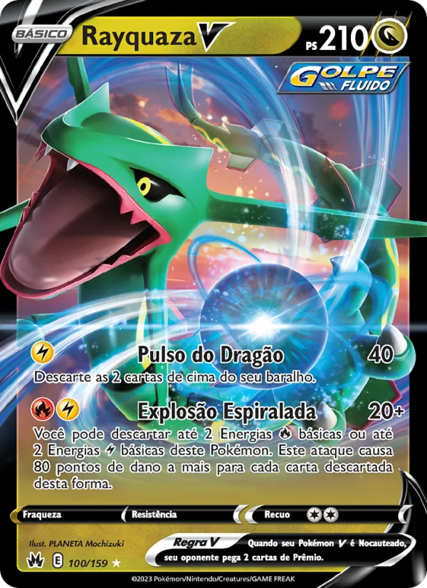 Rayquaza V Realeza Absoluta 100/159