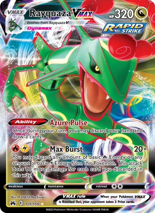 Rayquaza VMAX Crown Zenith 101/159