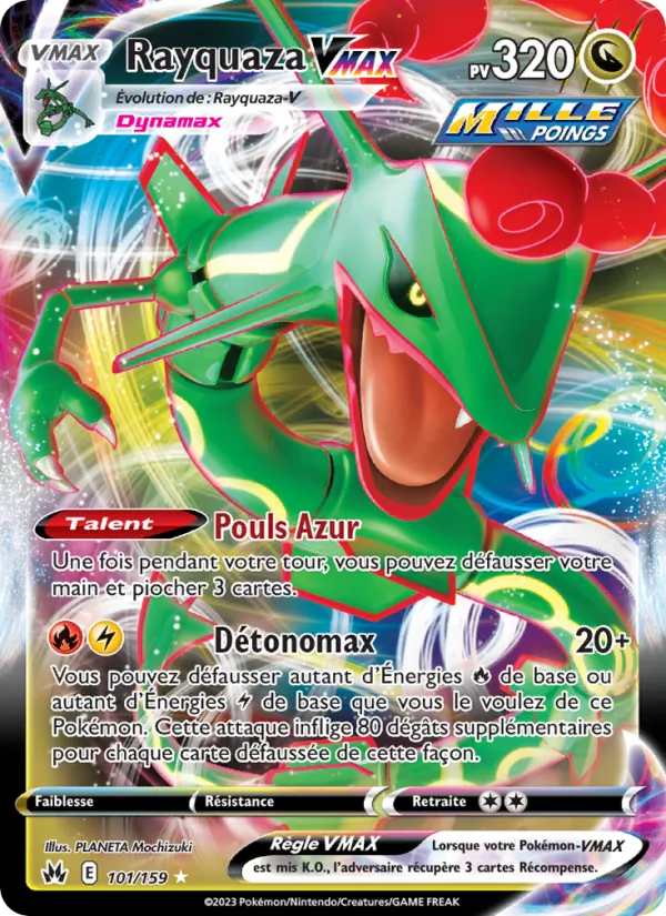 Rayquaza VMAX Zénith Suprême 101/159