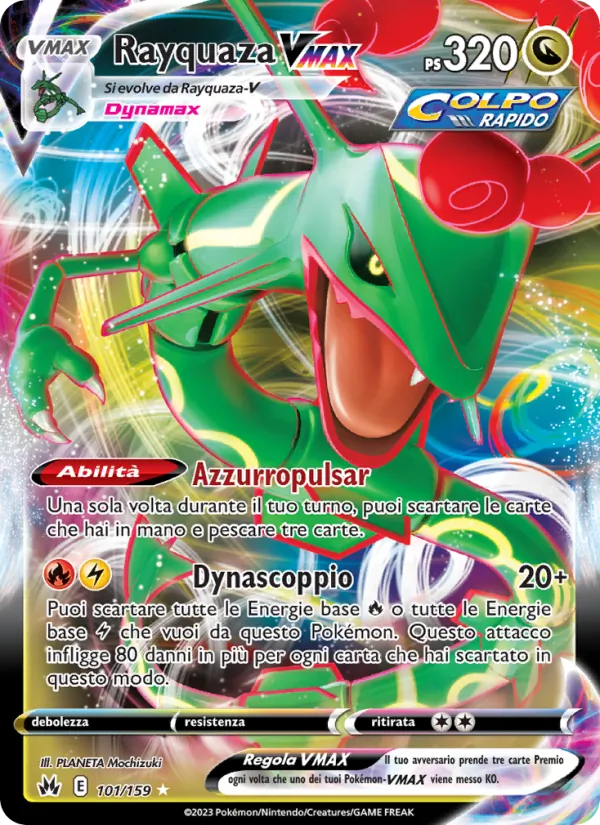 Rayquaza VMAX Zenit Regale 101/159