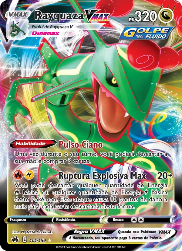 Rayquaza VMAX Realeza Absoluta 101/159