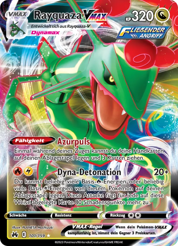 Rayquaza VMAX Zenit der Könige 101/159