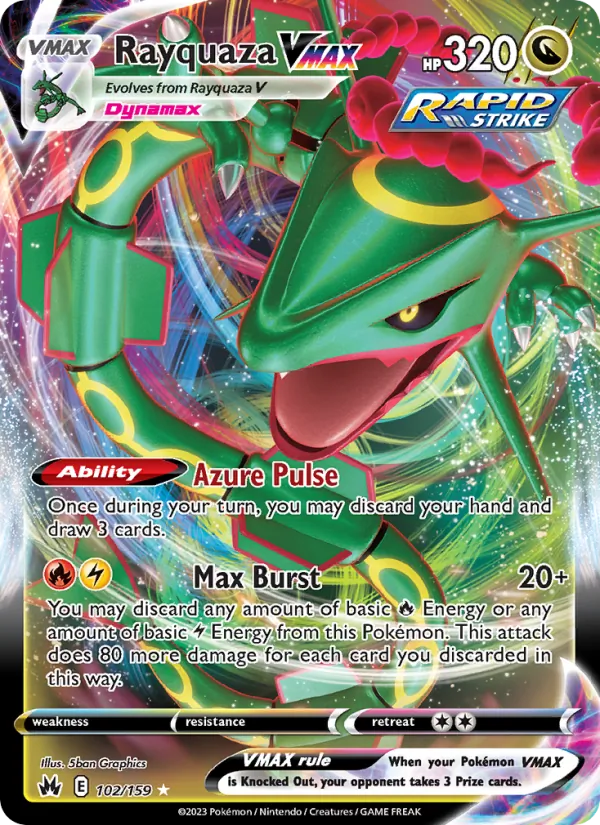 Rayquaza VMAX Crown Zenith 102/159