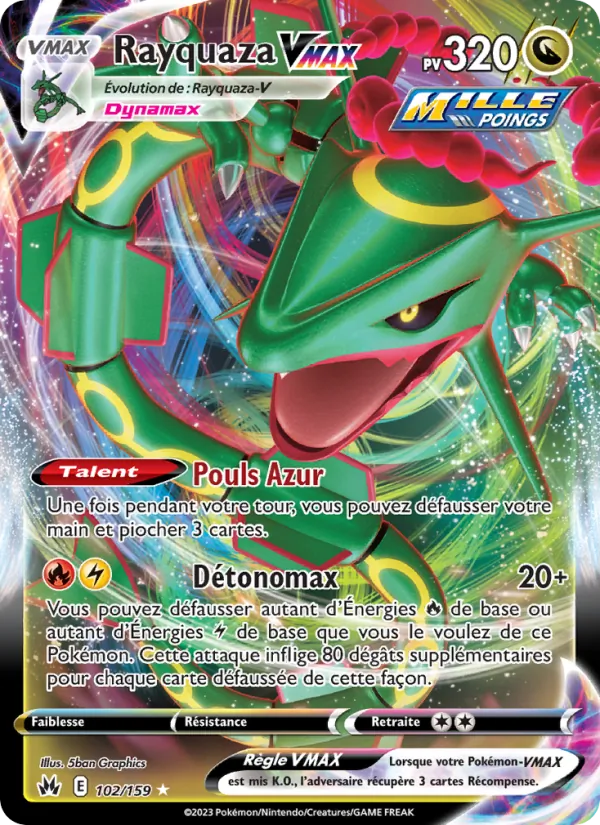 Rayquaza VMAX Zénith Suprême 102/159
