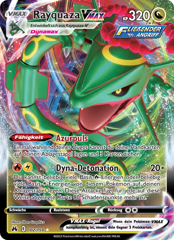 Rayquaza VMAX Zenit der Könige 102/159