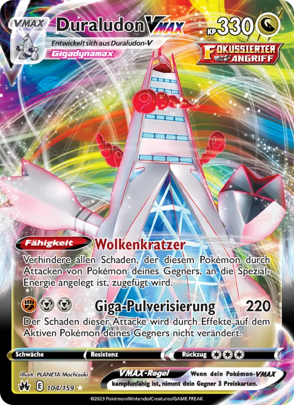 Duraludon VMAX Zenit der Könige 104/159