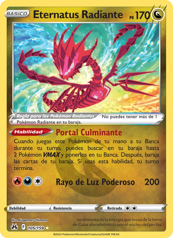 Eternatus Radiante Cenit Supremo 105/159