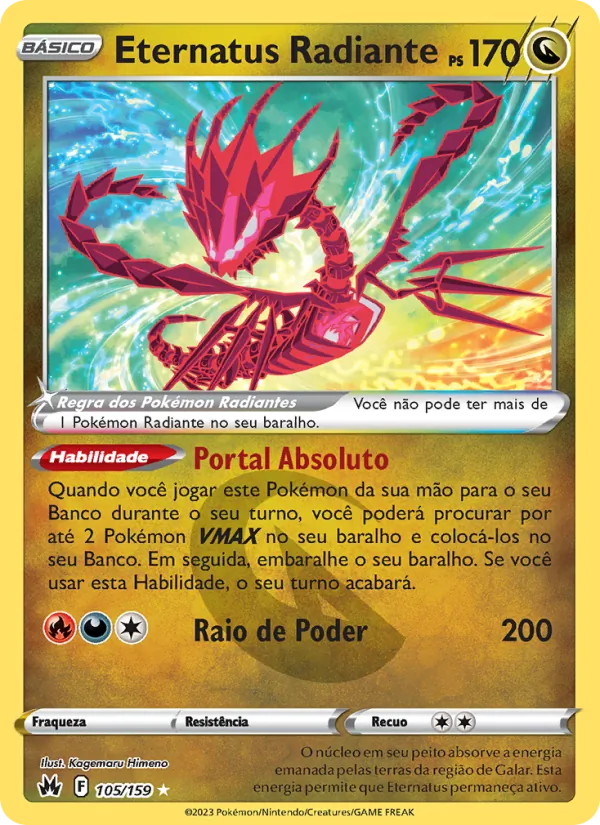 Eternatus Radiante Realeza Absoluta 105/159
