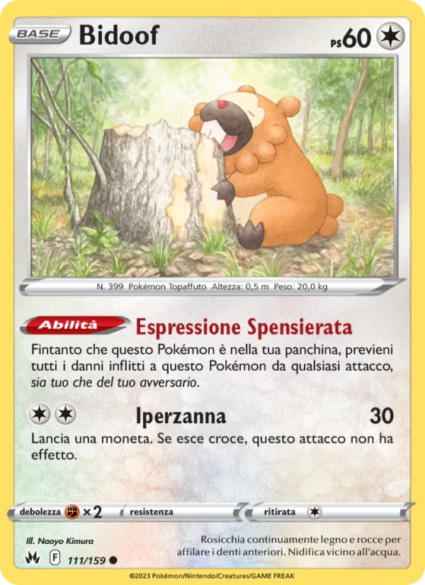 Bidoof Zenit Regale 111/159