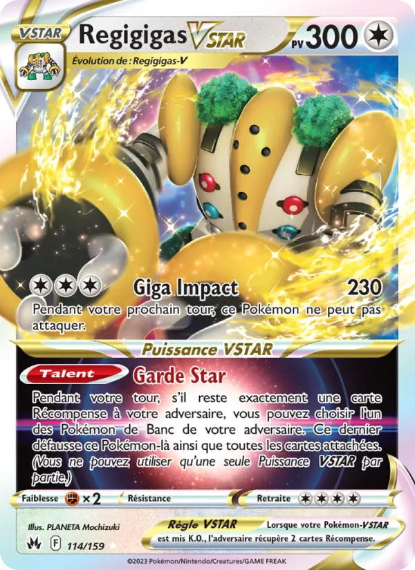 Regigigas VSTAR Zénith Suprême 114/159