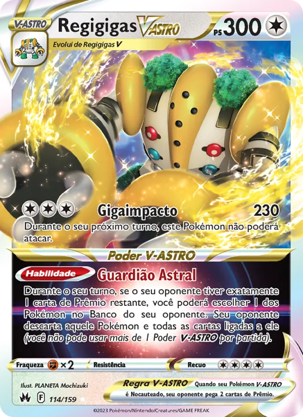 Regigigas V-ASTRO Realeza Absoluta 114/159
