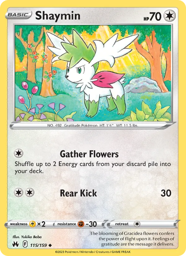 Shaymin Crown Zenith 115/159
