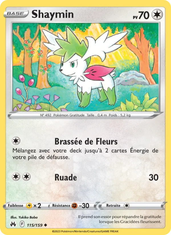 Shaymin Zénith Suprême 115/159