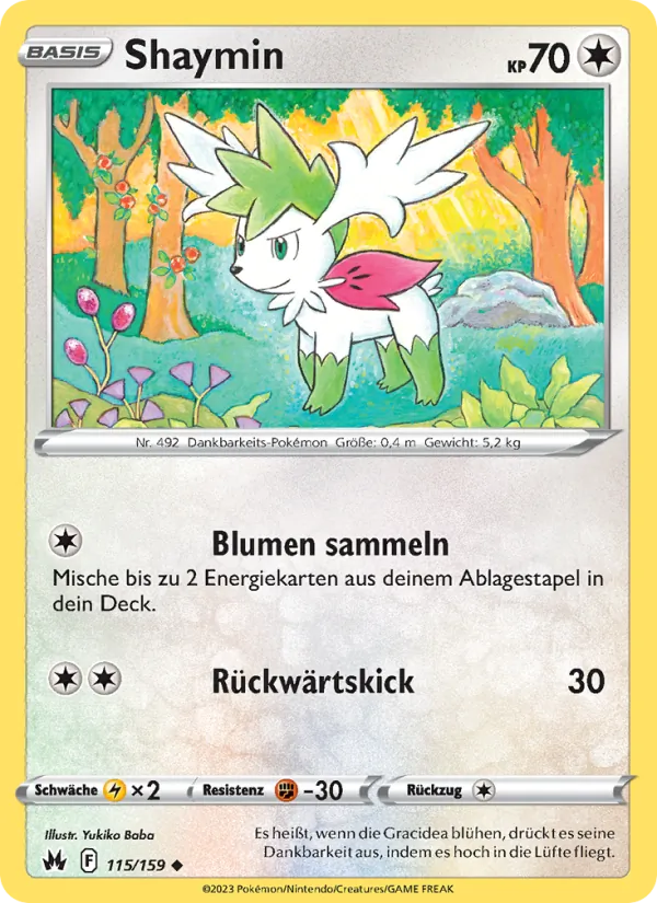 Shaymin Zenit der Könige 115/159
