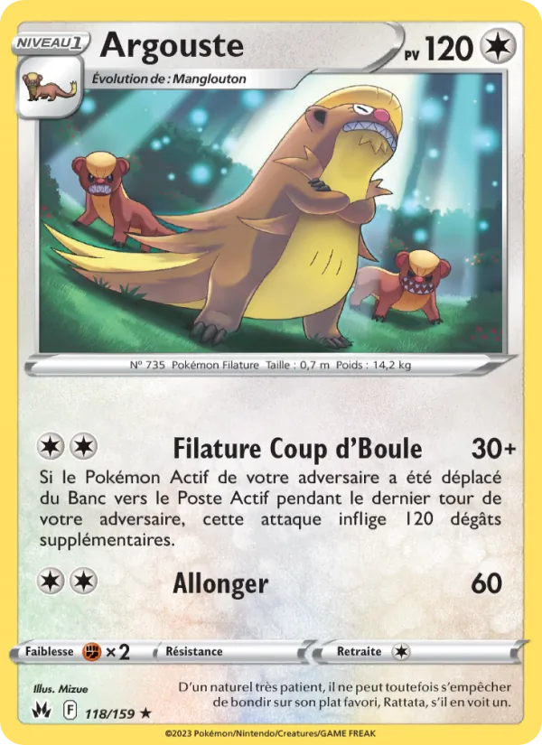 Argouste Zénith Suprême 118/159