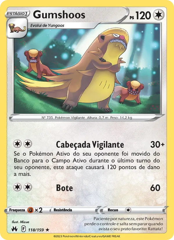 Gumshoos Realeza Absoluta 118/159