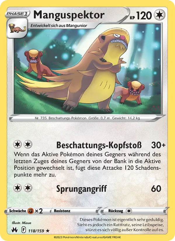 Manguspektor Zenit der Könige 118/159