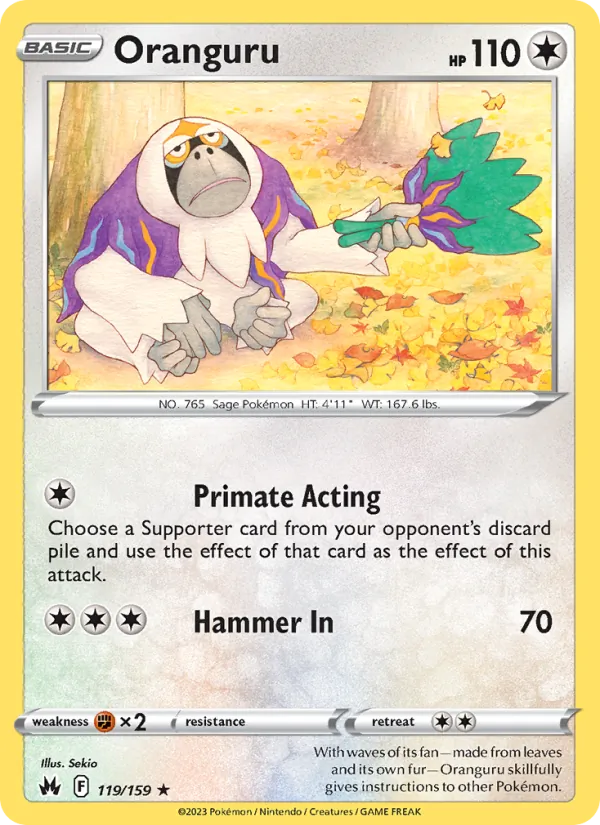 Oranguru Crown Zenith 119/159