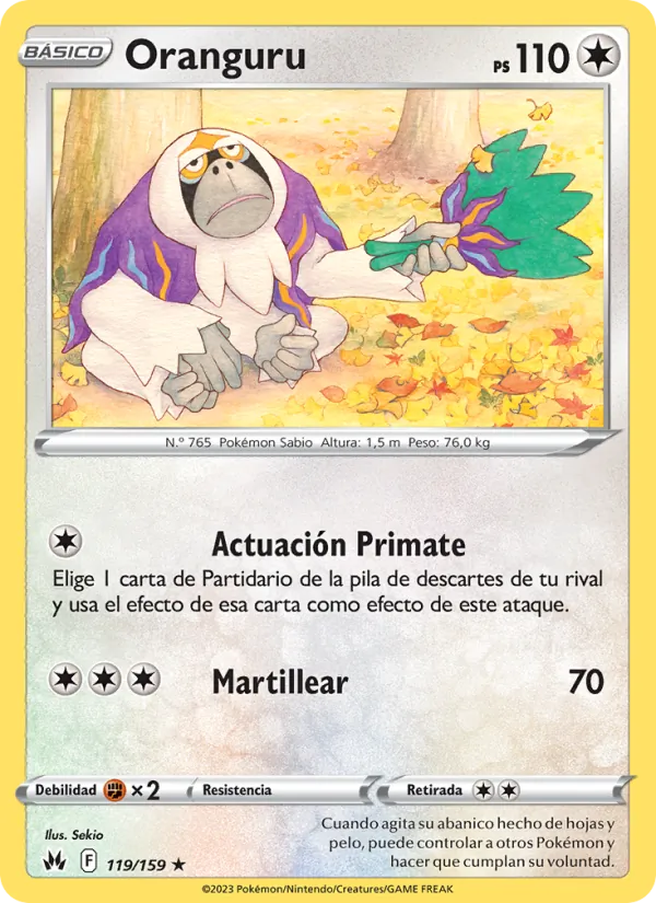 Oranguru Cenit Supremo 119/159