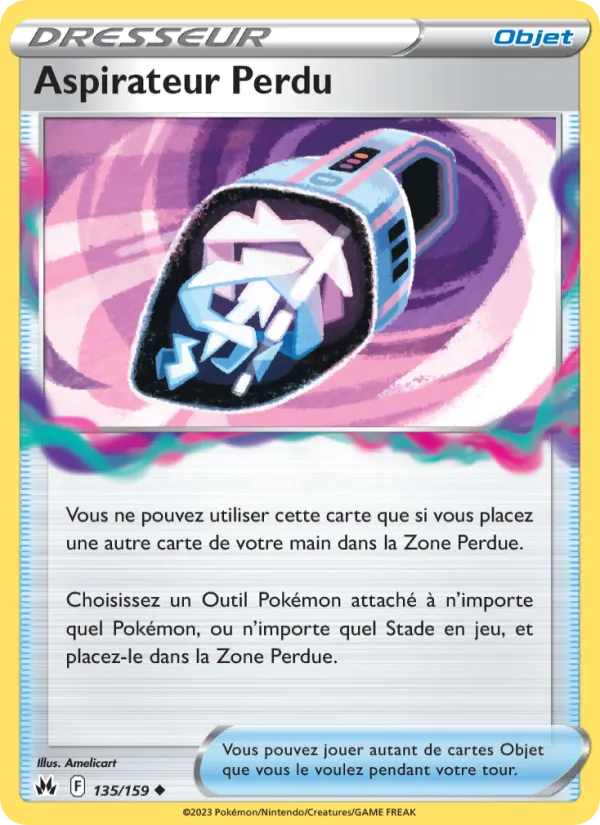 Aspirateur Perdu Zénith Suprême 135/159