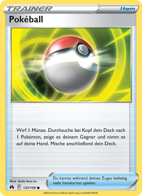 Pokéball Zenit der Könige 137/159