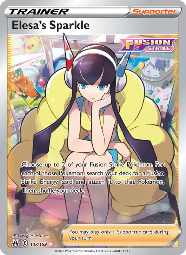 Elesa's Sparkle Crown Zenith 147/159