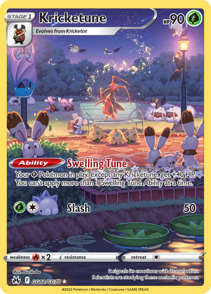 Kricketune Realeza Absoluta Galeria de Galar GG02/70