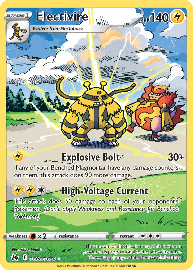 Electivire Cenit Supremo Galería de Galar GG08/70