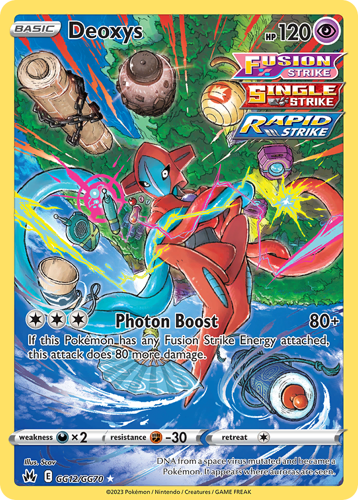 Deoxys Crown Zenith Galarian Gallery GG12/70