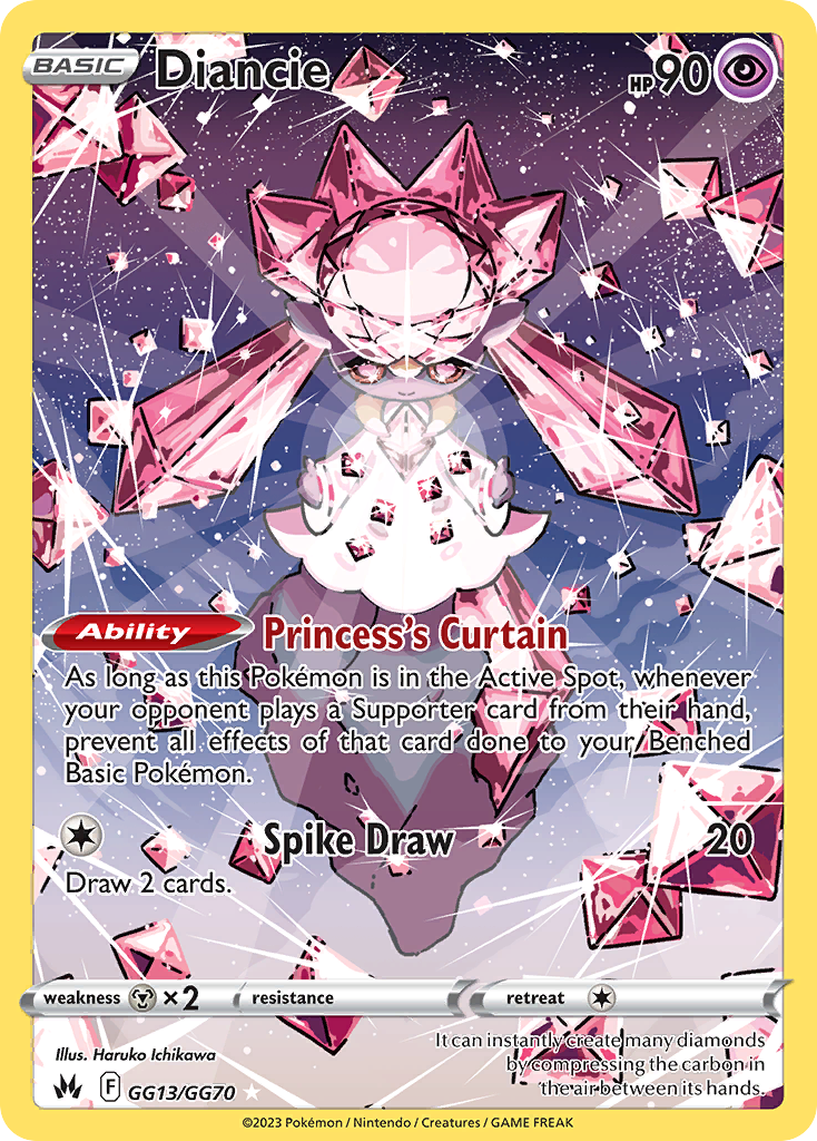 Diancie Realeza Absoluta Galeria de Galar GG13/70