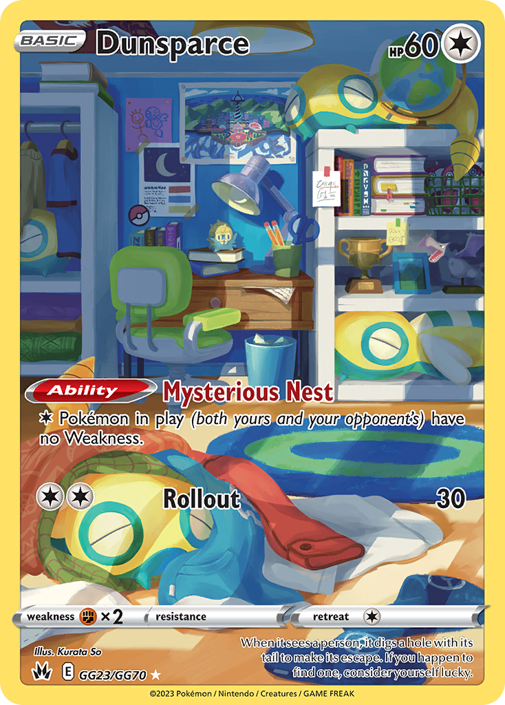 Dunsparce Realeza Absoluta Galeria de Galar GG23/70