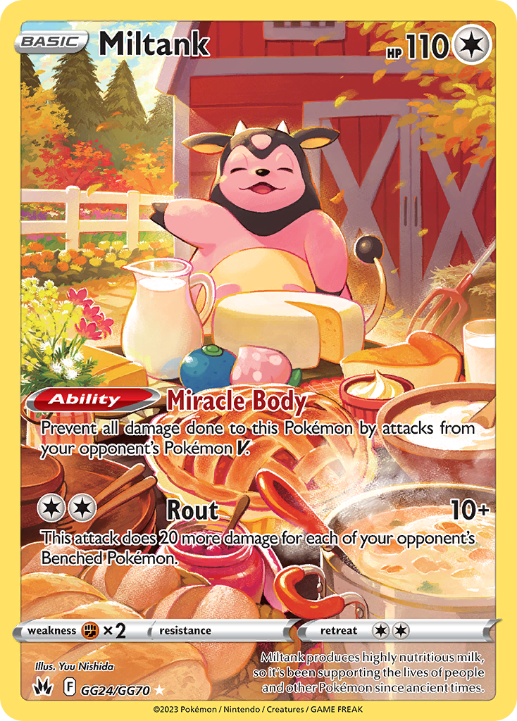 Miltank Crown Zenith Galarian Gallery GG24/70