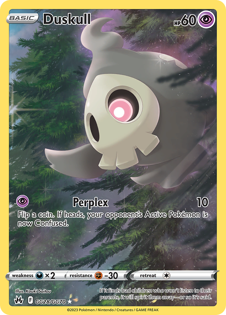 Duskull Realeza Absoluta Galeria de Galar GG28/70