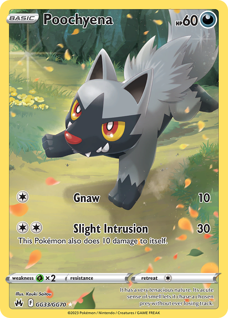 Poochyena Crown Zenith Galarian Gallery GG33/70